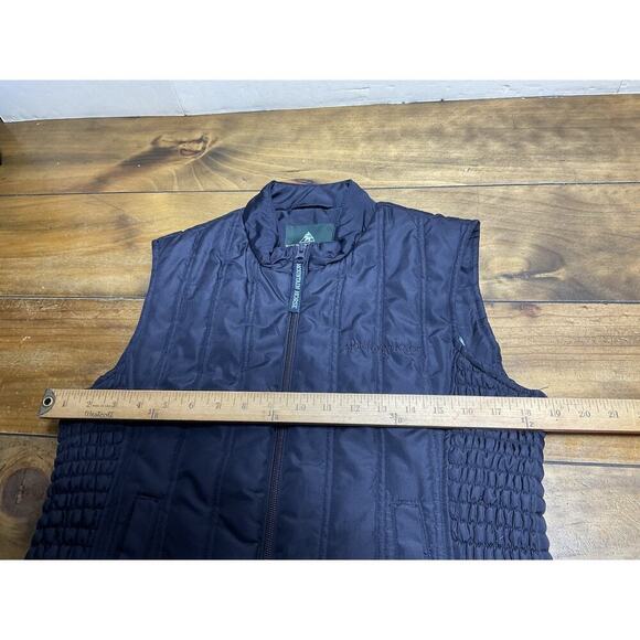 MOUNTAIN HORSE Quilted Vest Size Large Blue Horse Riding Schooling Show Warm - Picture 6 of 11